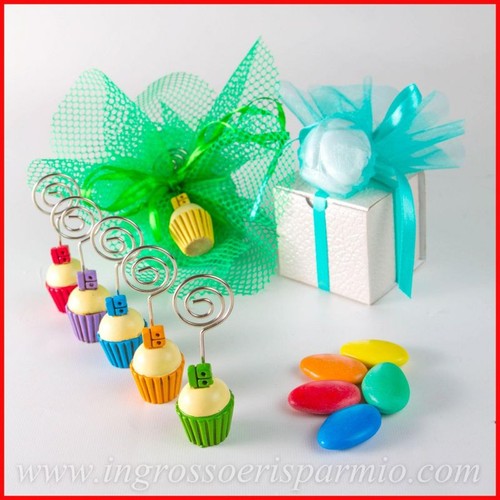 Memoclip cupcake portafoto - 18,